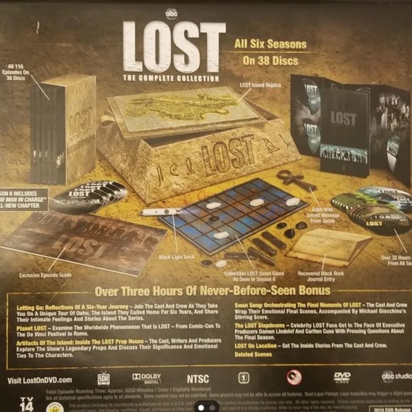 Lost: The Complete Series Collection [DVD] Temple Pyramid Collector's Edition - Picture 13 of 14